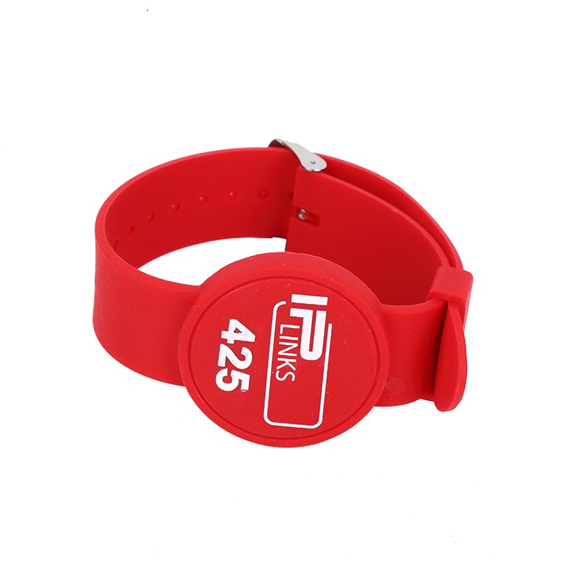 Bracelet NFC passif réglable à prix d'usine, bracelet en silicone RFID