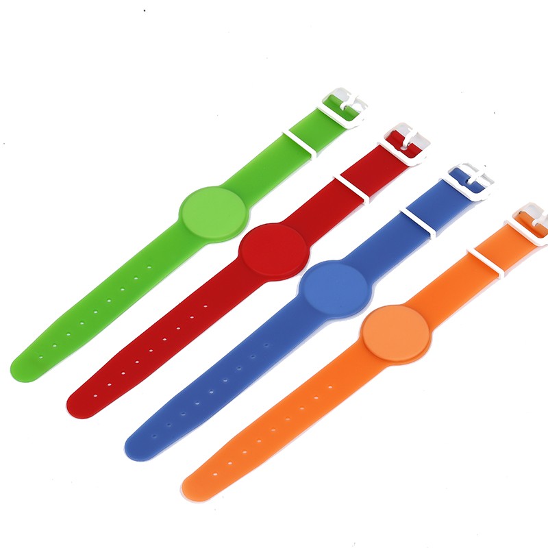Bracelet NFC passif réglable à prix d'usine, bracelet en silicone RFID