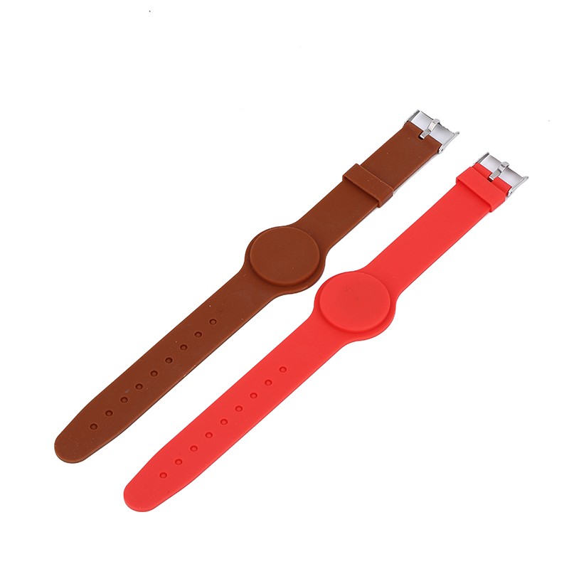 Bracelet NFC passif réglable à prix d'usine, bracelet en silicone RFID