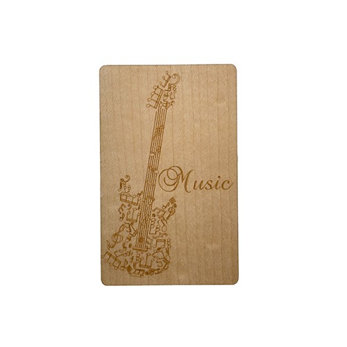 Cartes de visite programmables en bois de bambou RFID ISO14443A Smart NTAG 213 NFC Carte en bois