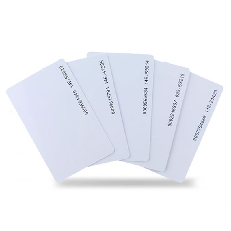 Carte d'identité de contrôle d'accès sans contact en gros, puce 125 kHz TK4100, carte RFID de proximité vierge en PVC intelligente