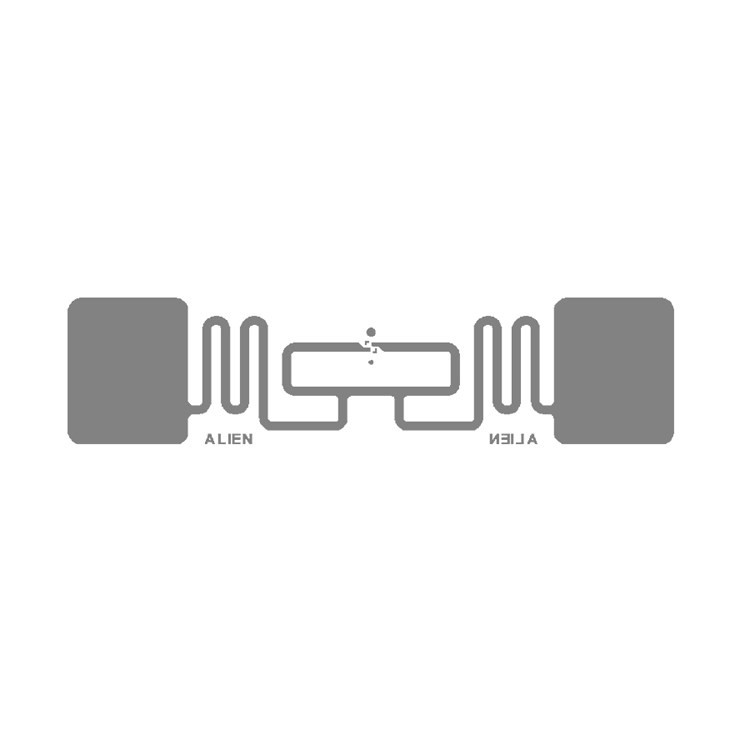 Étiquette autocollante RFID UHF avec puce 9640 H3 H9, taille d'antenne 94,8 x 8,15 mm