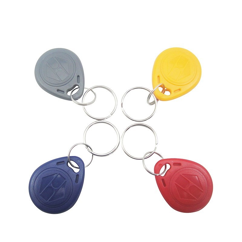 Porte-clés RFID de proximité programmable EM4305 125 kHz ABS UID étanche pour le contrôle d'accès