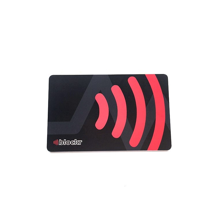 Protecteur de carte à puce en PVC, blocage RFID, anti-écrémage, bloqueur NFC