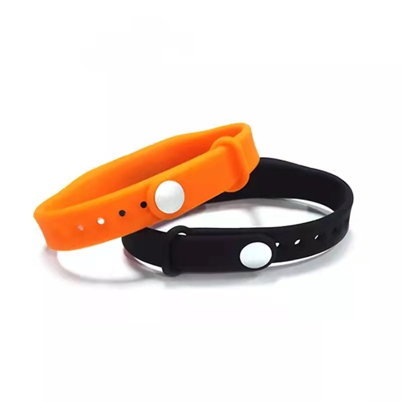 Bracelet intelligent en silicone RFID 13,56 MHz pour club de sport, bracelet NFC étanche