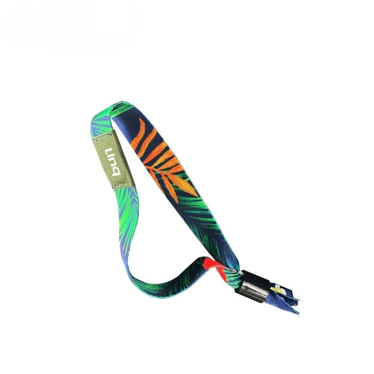 Bracelet en tissu tissé RFID de qualité supérieure