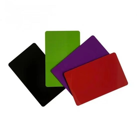 Carte en plastique PVC biodégradable à 100 % de dégradation, nouvelle matière, carte biodégradable, cartes bio écologiques