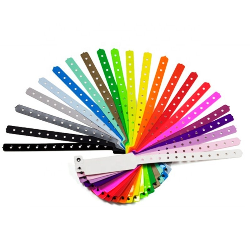 Bracelet jetable UHF H3 NFC PP papier tissu impression RFID pour l'identification médicale