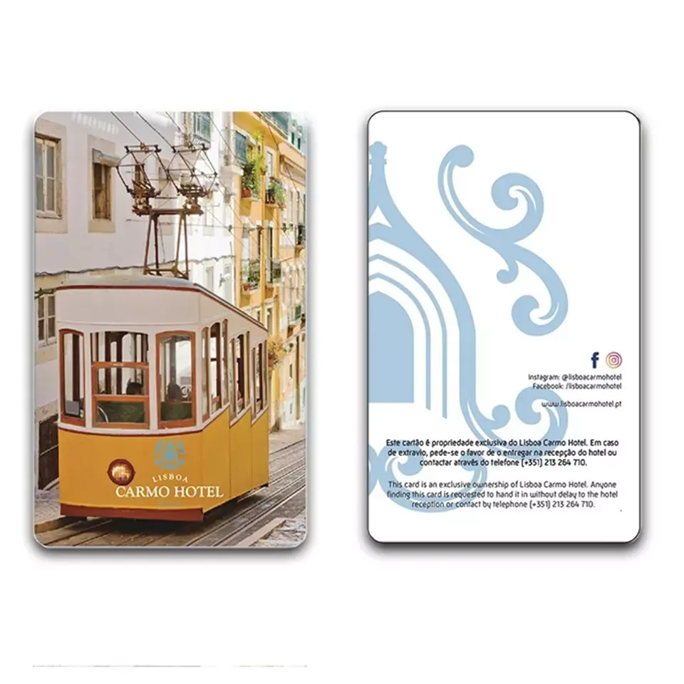 Carte RFID MF EV2 1k 4K Puce d'hôtel Carte de contrôle d'accès à clé RFID Carte PVC