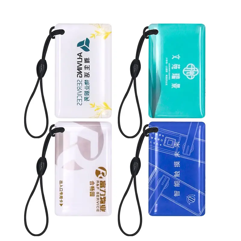 Carte époxy intelligente RFID réinscriptible 13,56 MHz NFC 1k, cartes époxy pour hôtel