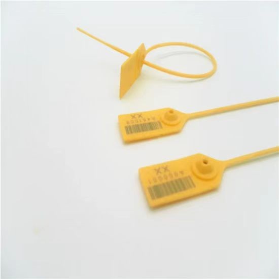 Câble RFID UHF autobloquant en nylon robuste avec étiquette de fermeture à glissière