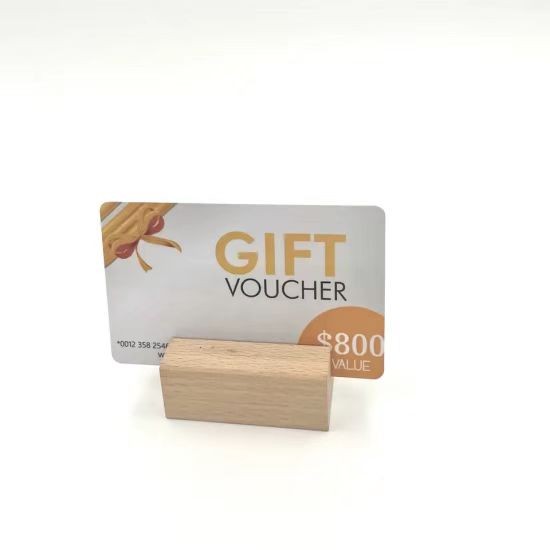 Cartes-cadeaux personnalisées en plastique PVC CR80 à impression personnalisée