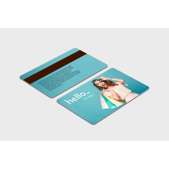Carte à bande magnétique HICO personnalisée