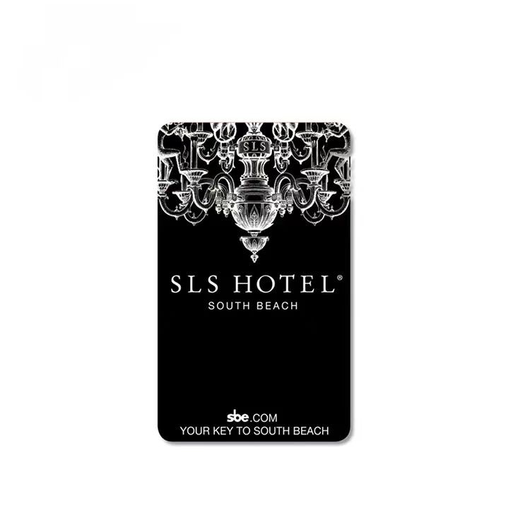 Carte-clé d'hôtel RFID 13,56 MHz personnalisée Carte PVC RFID
