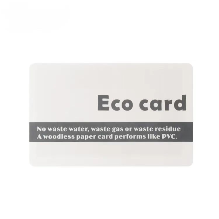 Cartes biodégradables recyclées et respectueuses de l'environnement
