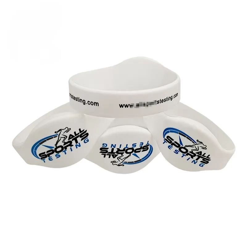 Bracelet en silicone avec logo personnalisé pour cadeaux promotionnels et commerciaux