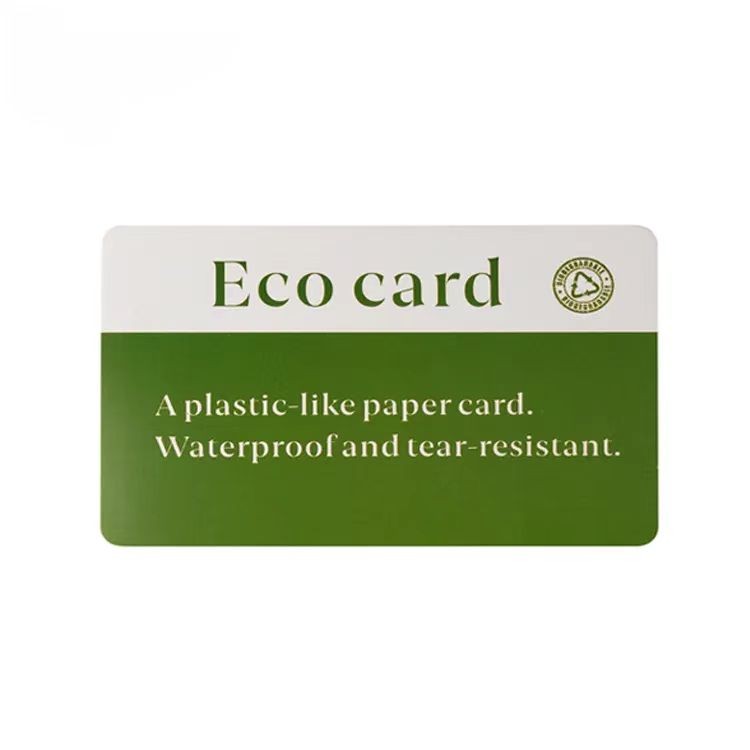 Cartes biodégradables recyclées et respectueuses de l'environnement