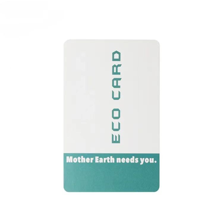 Cartes biodégradables recyclées et respectueuses de l'environnement