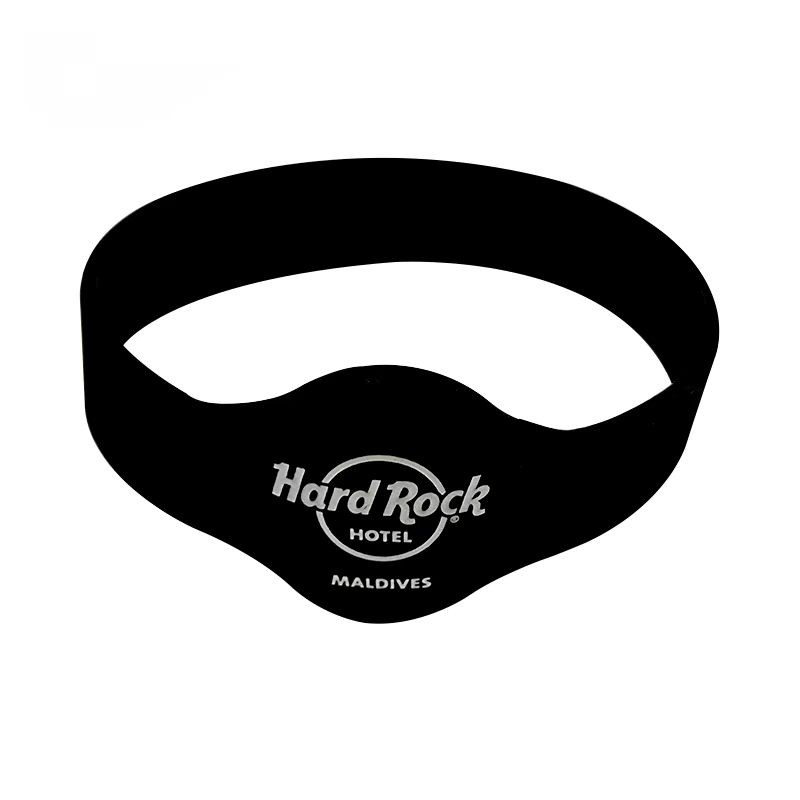 Bracelet en silicone avec logo personnalisé pour cadeaux promotionnels et commerciaux