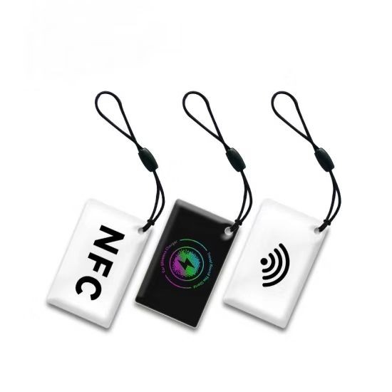 Cartes à puce personnalisées imprimées avec clé époxy RFID NFC programmable 50 x 30 mm 13,56 MHz