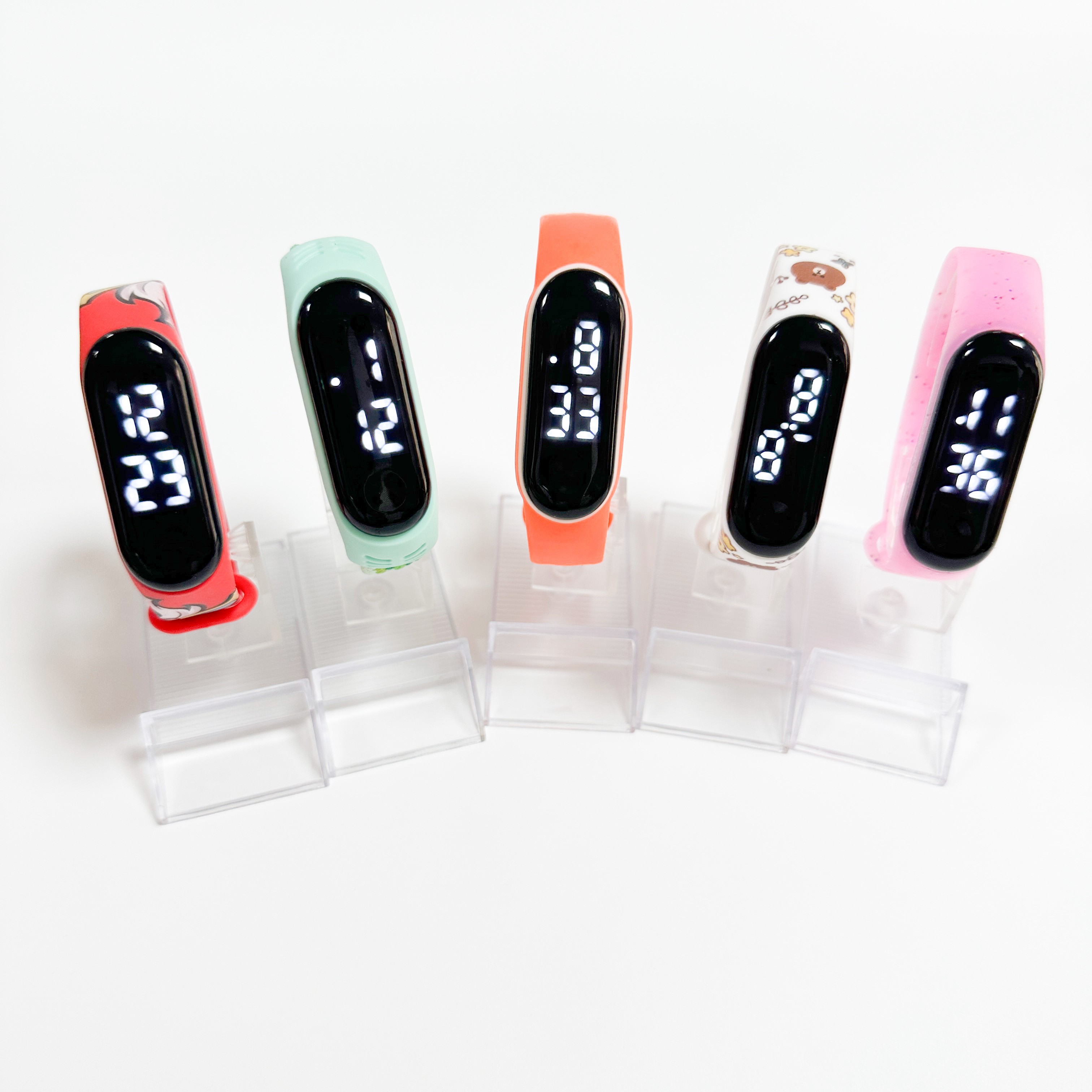 Bracelets en silicone RFID avec affichage de l'heure pour le parc d'attractions