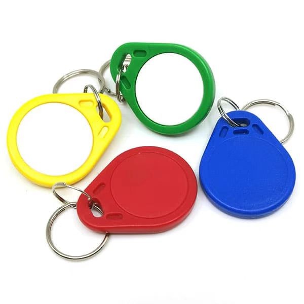 Porte-clés RFID réinscriptibles et étanches, 125 kHz, 13,56 MHz