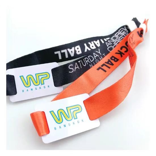 Bracelet passif réglable pour festival, bracelet intelligent NFC RFID en tissu
