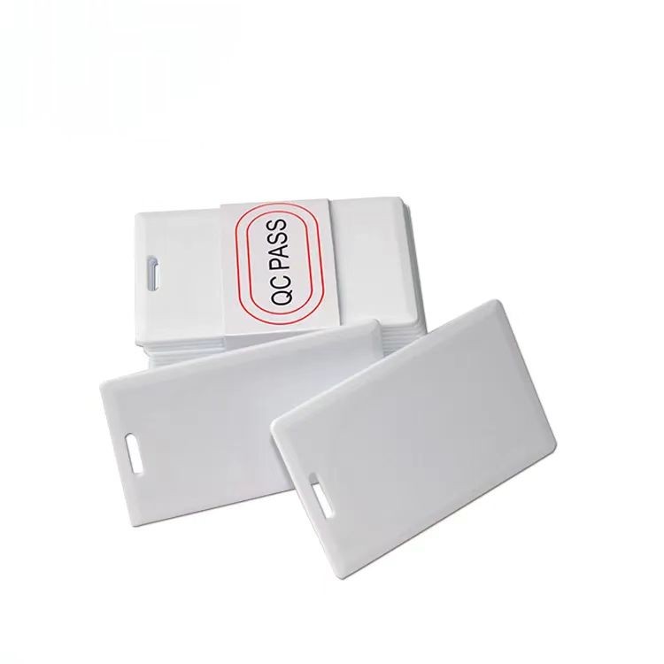Carte RFID épaisse à clapet pour clé d'hôtel, carte RFID intelligente ABS