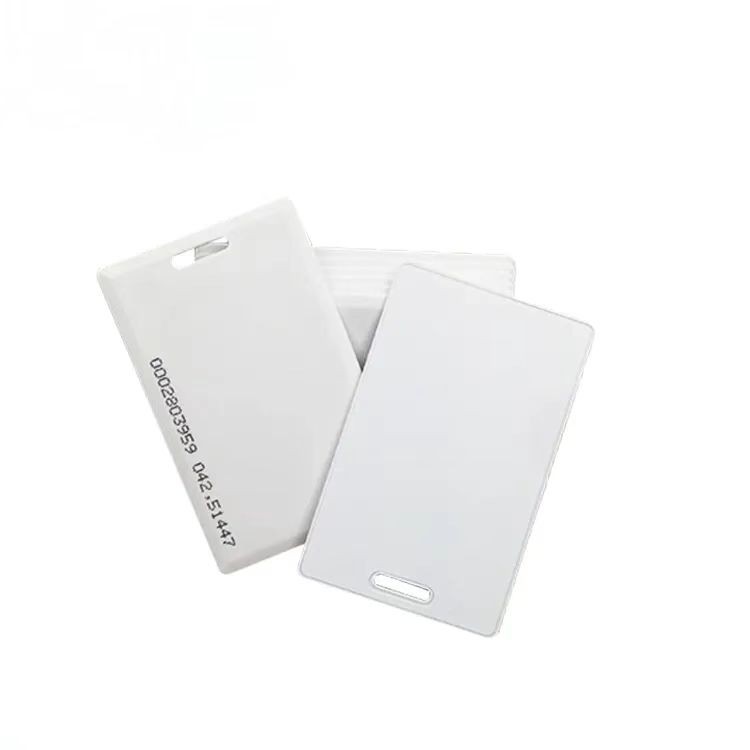 Carte RFID épaisse à clapet pour clé d'hôtel, carte RFID intelligente ABS