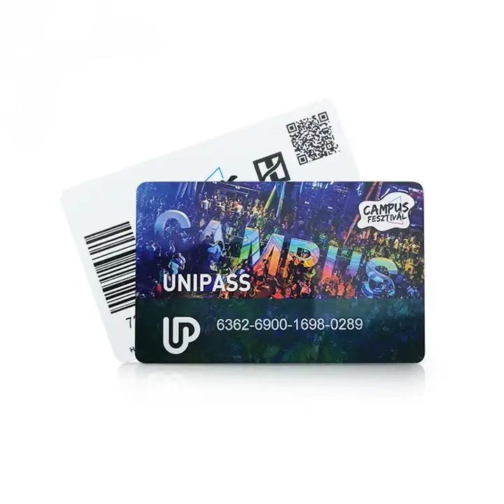 Cartes PVC personnalisées à impression couleur Cartes de membre VIP en plastique