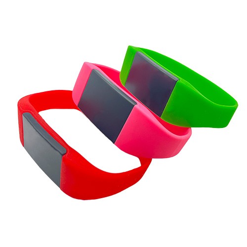 Bracelet en silicone RFID étanche 125 kHz, nouveau design, pour piscine