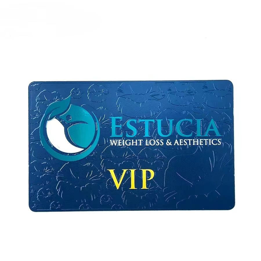 Cartes de visite en métal personnalisées de luxe avec puces RFID NFC sans contact