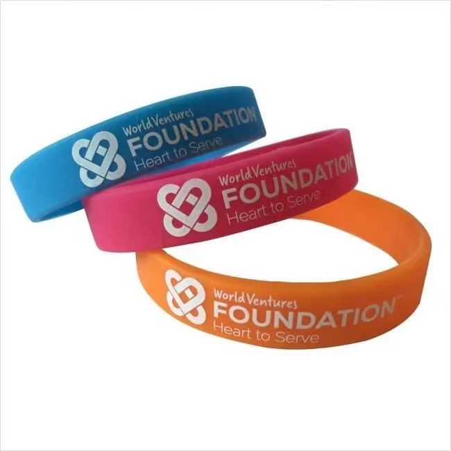 Bracelets en silicone imprimés et gravés, bracelets en silicone personnalisés pour cadeaux personnalisés