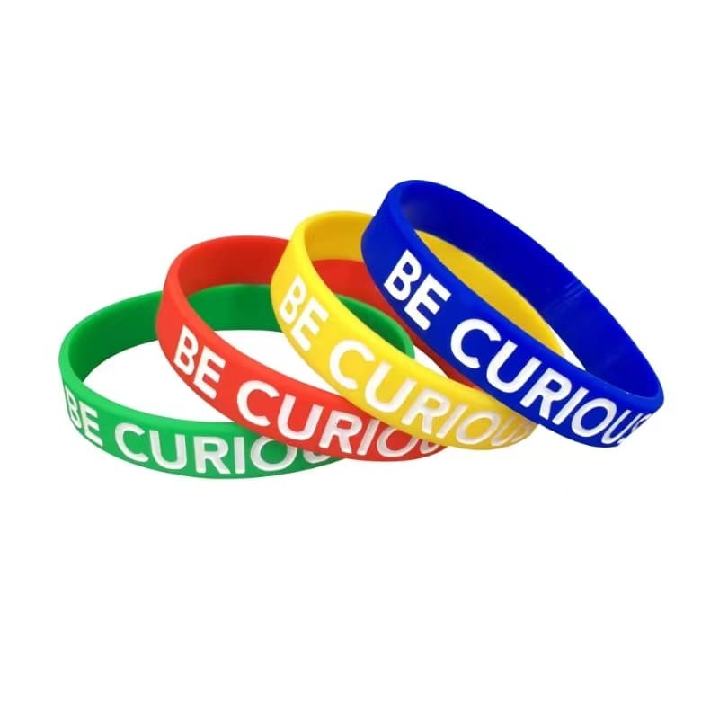 Bracelets en silicone imprimés et gravés, bracelets en silicone personnalisés pour cadeaux personnalisés