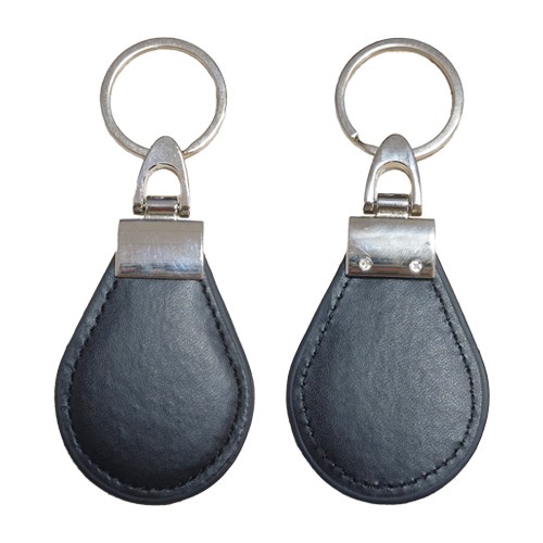 Porte-clés RFID en cuir avec impression de logo