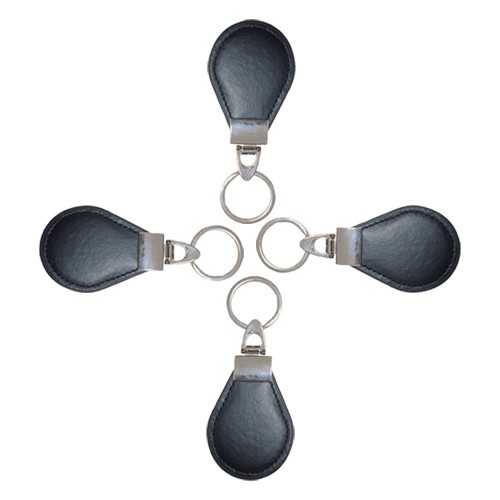 Porte-clés RFID en cuir avec impression de logo