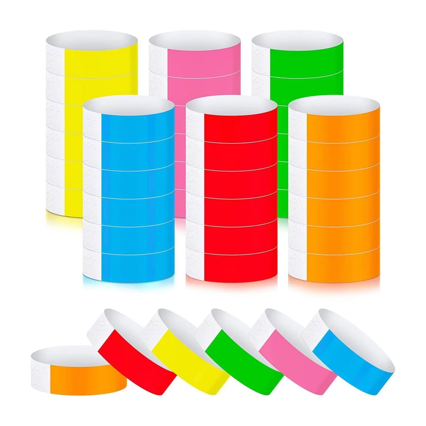 Bracelets jetables en papier synthétique