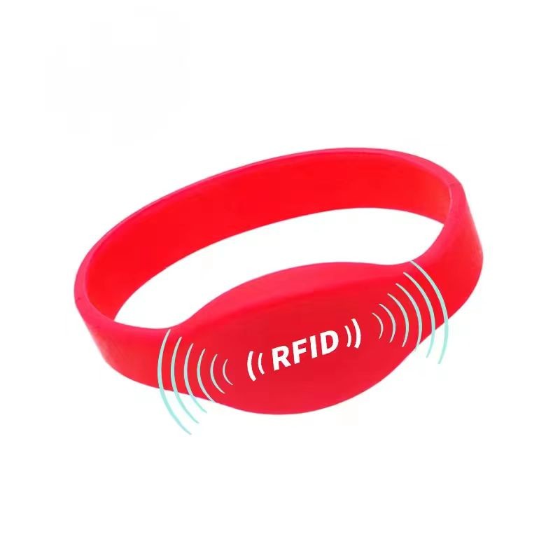 Bracelets NFC personnalisés, bracelets à clés réinscriptibles, bracelets RFID en silicone étanches
