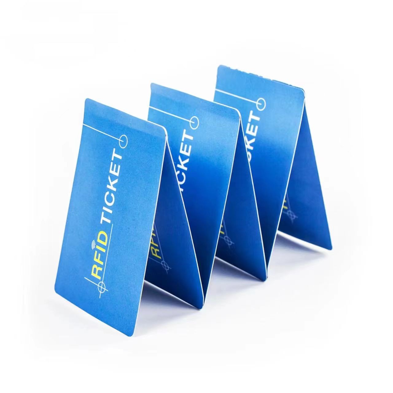 Carte en papier bio écologique avec puce RFID
