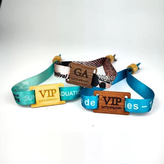 Bracelet RFID RPET écologique avec logo personnalisé 13,56 MHz pour festival sans espèces