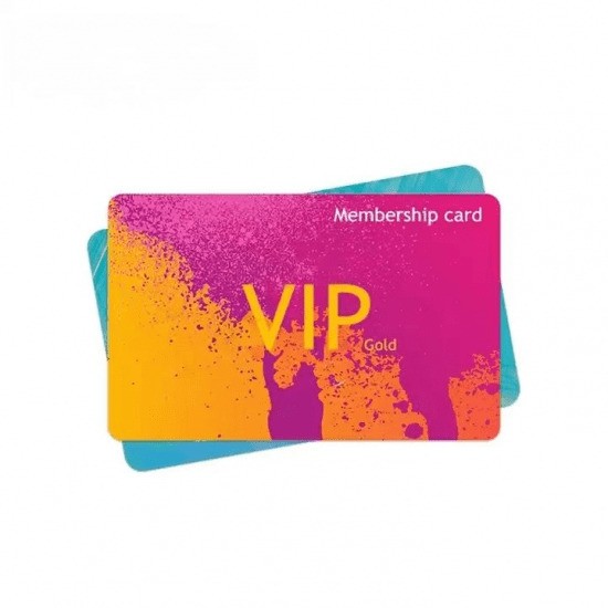 Carte plastique RFID NFC en PETG écologique avec logo personnalisé