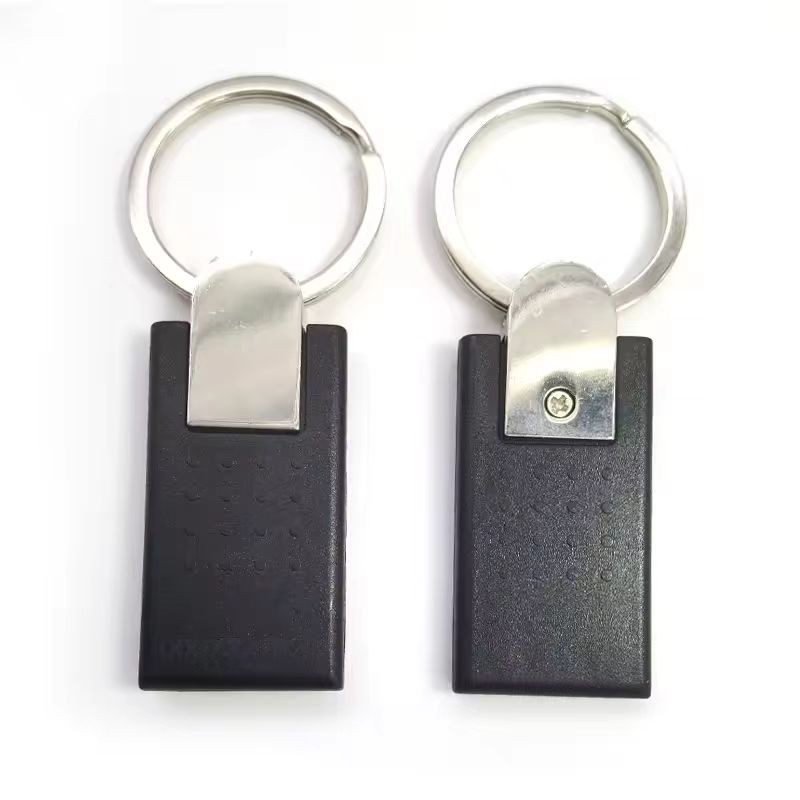 Porte-clés RFID à chaîne métallique NFC, porte-clés intelligent RFID pour système d'accès technologique