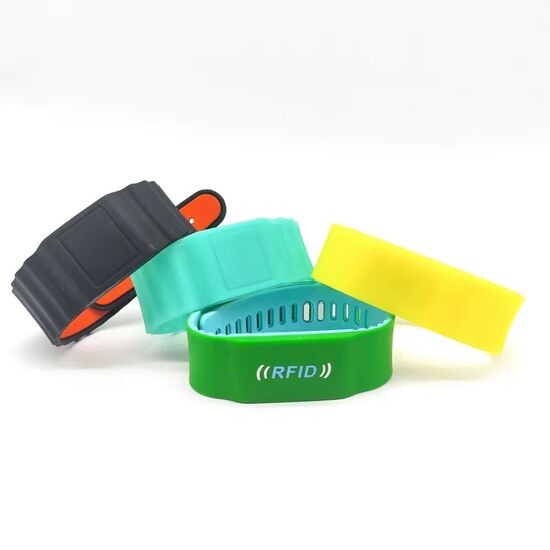 Bracelet en silicone étanche NFC RFID 13,56 MHz pour parc aquatique
