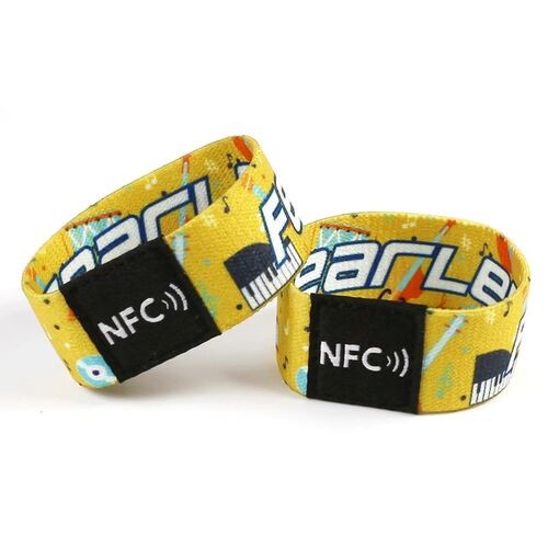Bracelet RFID élastique programmable et étanche avec logo personnalisé