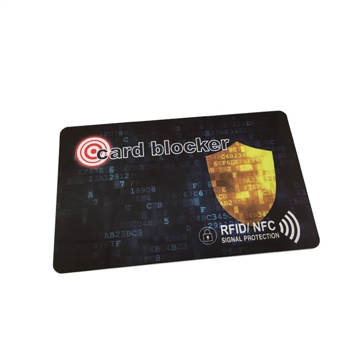 Carte antivol RFID avec impression personnalisée et numéro de série