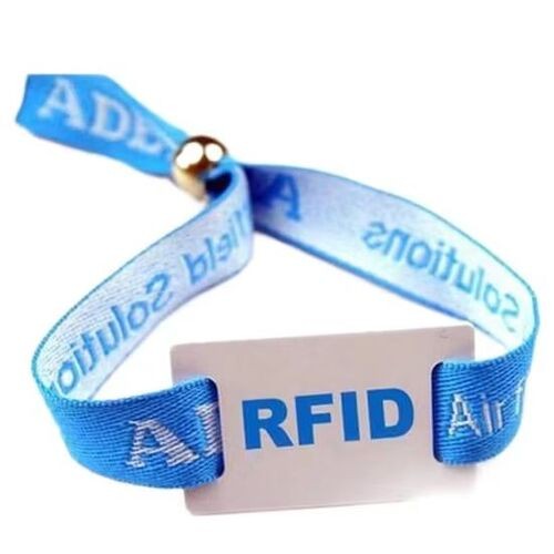 Bracelets en polyester RFID imperméables avec logo personnalisé pour événements