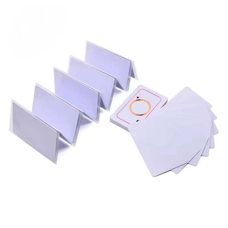 Carte composite RFID double fréquence 13,56 MHz + 125 kHz à impression personnalisée pour le contrôle d'accès