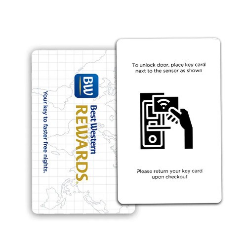 Cartes-clés d'hôtel RFID personnalisées Ultralight EV1 pour systèmes de verrouillage Salto, Hilton, IGH et Onity