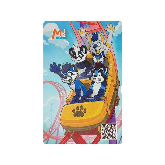 Carte de jeu d'animation RFID personnalisée Carte laser brossée en PVC gaufrée