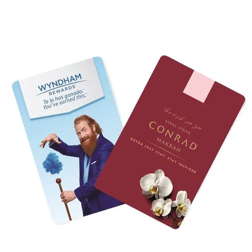 Carte-clé de chambre d'hôtel 13,56 MHz pour différents systèmes de verrouillage d'hôtel